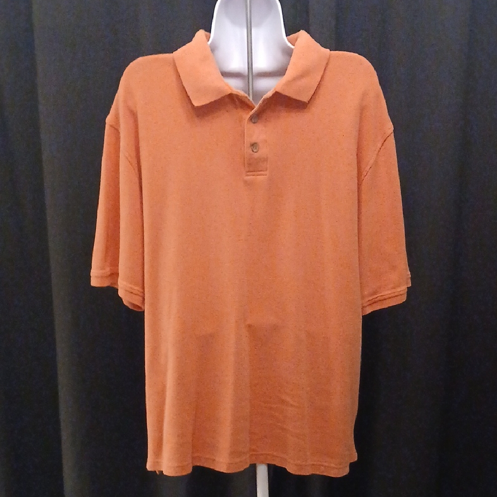 Preswick & Moore Men's Orange Polo Shirt